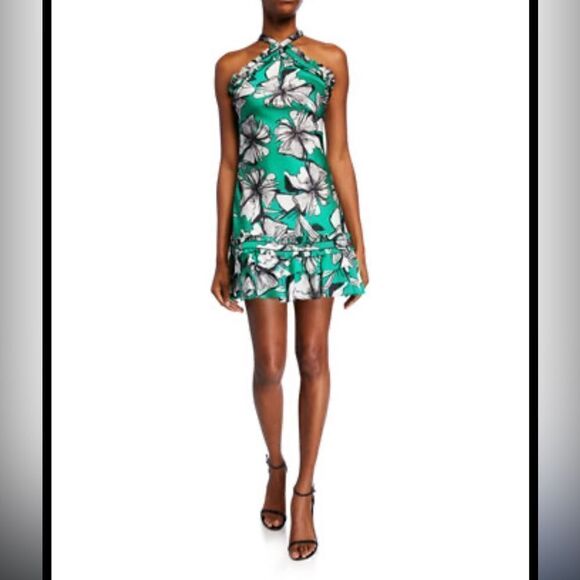 NEW ALEXIS Erika Dress in Emerald Floral Sz M NWOT - Picture 2 of 10